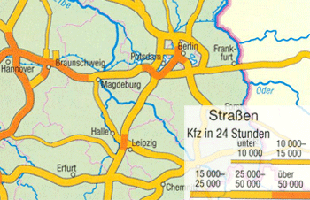  Beipiel einer Banddiagrammkarte